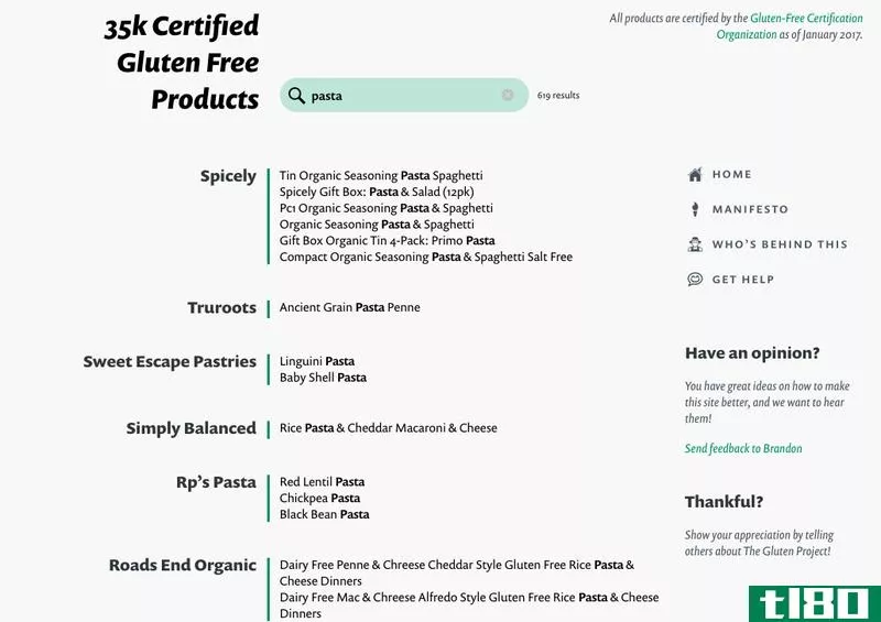 Illustration for article titled The Gluten Project Is a Search Engine For Finding GFCO-Certified Gluten-Free Products