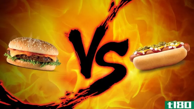 Illustration for article titled Labor Day Showdown: Burger vs. Hot Dogs