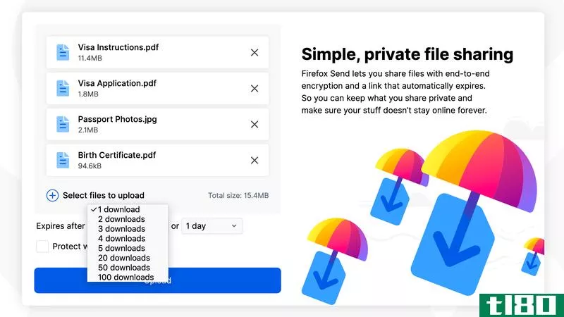 Illustration for article titled Share up to 2.5GB of Files at Once (for Free) with Firefox Send