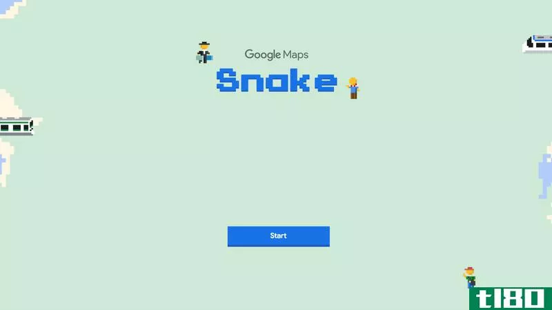 如何访问谷歌地图中的“蛇”复活节彩蛋