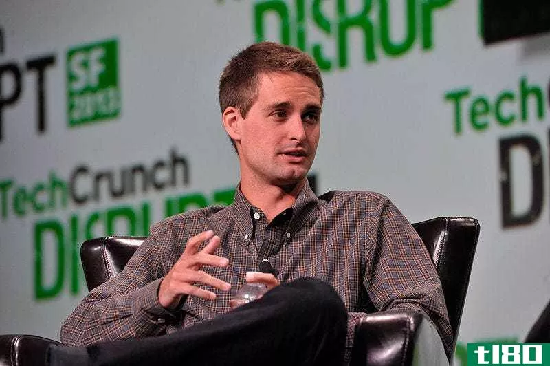 Snapchat CEO Evan Speigel//TechCrunch on Flickr
