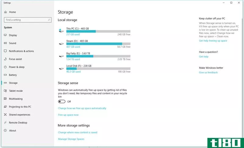 Illustration for article titled Free Up Space on Your Hard Drive Automatically With Windows 10&#39;s Storage Sense Feature