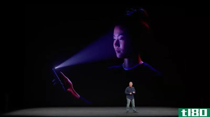 Face ID on the iPhone X
