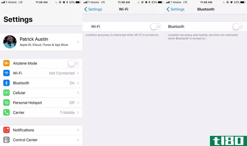 Illustration for article titled How to (Really) Turn Off Wi-Fi and Bluetooth in iOS 11