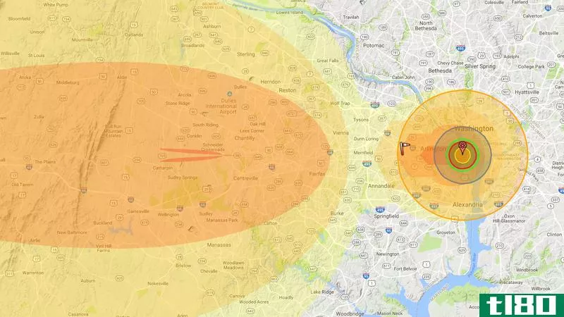 Image created with NUKEMAP