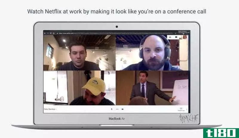 Illustration for article titled This Chrome Extension Makes Netflix Look Like a Conference Call