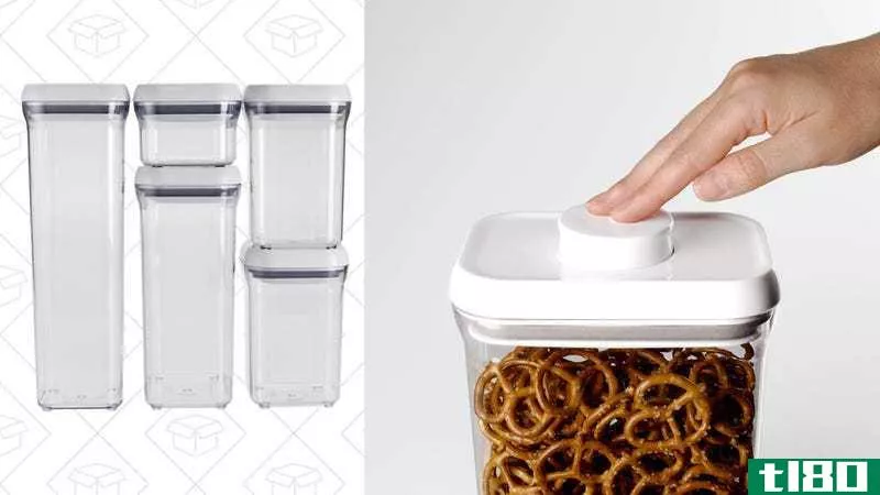 OXO 5-Piece Good Grips Pop Containers Set, $40