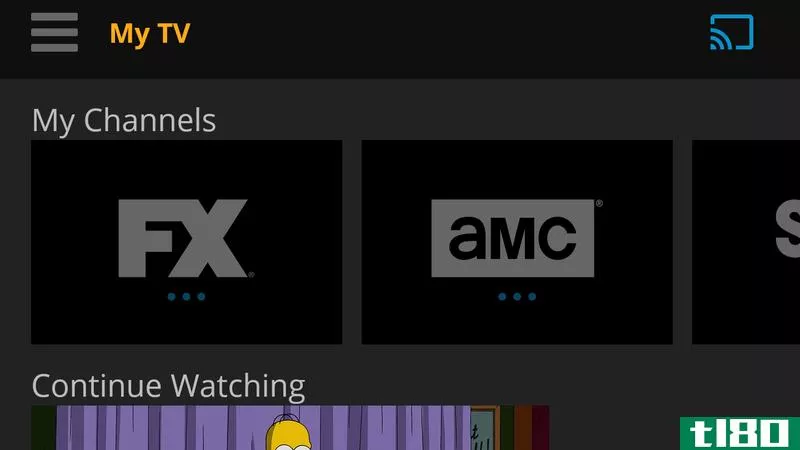 Once you find the stuff you actually care about watching, Sling puts it all in once place.