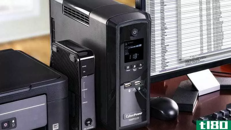 CyberPower CP1500PFCLCD UPS, $130