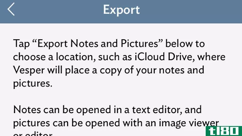 Illustration for article titled iPhone Notes App Vesper Is Shutting Down, Here&#39;s How to Save Your Data