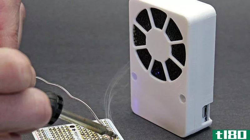 建立一个光滑的外观diy usb充电焊锡烟雾抽气机