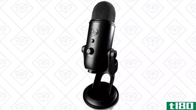 Blue Yeti USB Microphone, Blackout Edition, $90