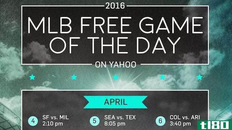 Illustration for article titled Yahoo Is Streaming a Single Baseball Game a Day for Free