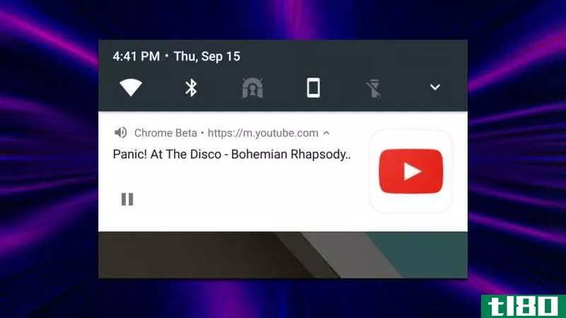 chrome beta 54现在可以在android上在后台播放视频