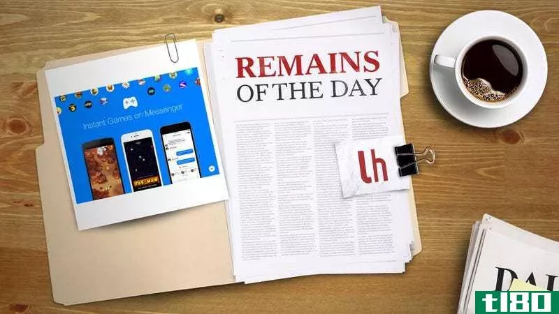 Illustration for article titled Remains of the Day: Facebook Adds Instant Games to Messenger and News Feed