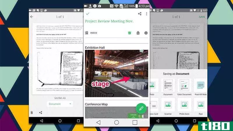 evernote for android添加注释，自动检测注释类型
