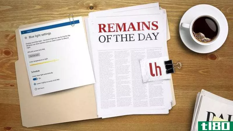 Illustration for article titled Remains of the Day: Latest Windows 10 Preview Has F.lux-Like Features
