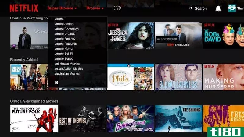 Illustration for article titled Super Browse Integrates Those Secret Netflix Categories Into the Netflix Search Page