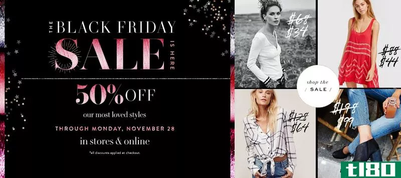 Free People: 50% off select styles