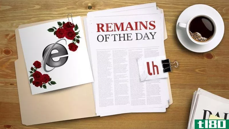 Illustration for article titled Remains of the Day: Internet Explorer Finally Retires