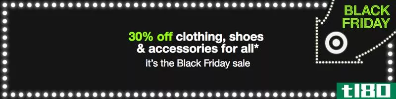 Target: 30% off clothing, shoes, and accessories