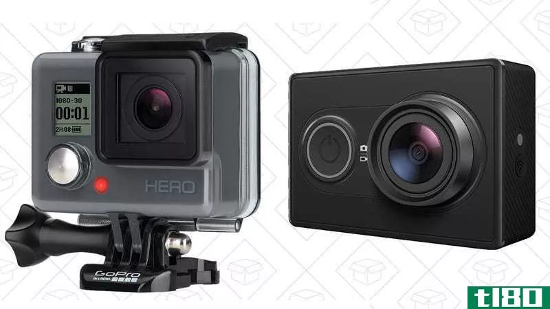 GoPro Hero, $90 | Yi Action Cam, $80