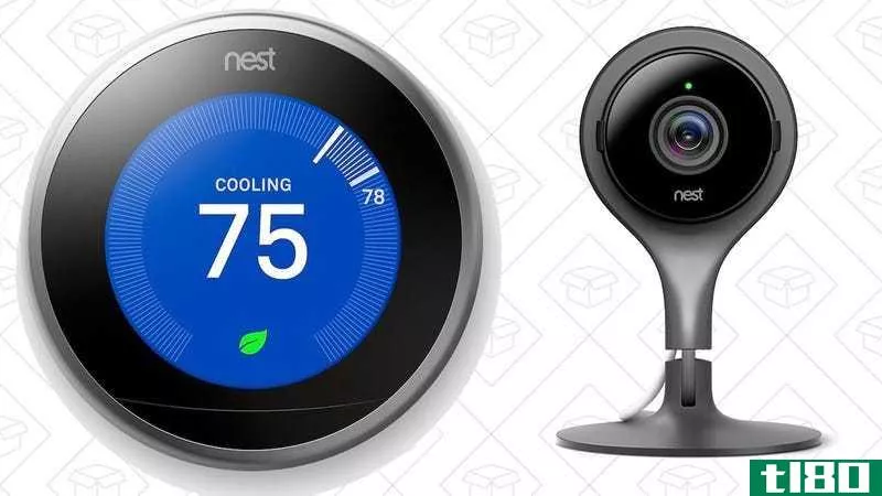 Nest Learning Thermostat, $199 | Nest Cam Security Camera, $149 