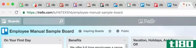  Pro Tip: Moon uses board backgrounds to help her differentiate multiple Trello tabs in a single browser