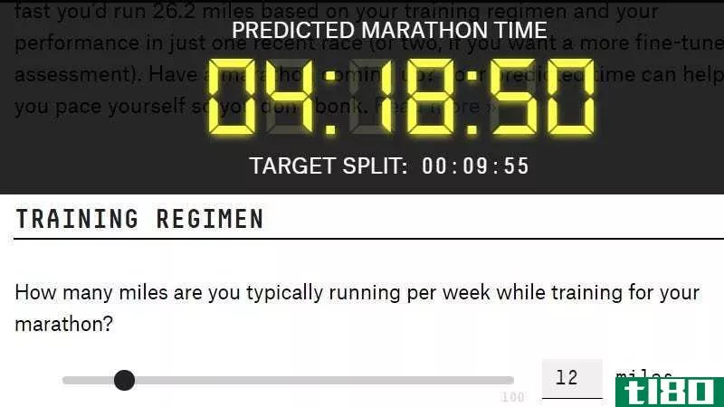 Illustration for article titled See How Fast You Would Run a Marathon With This Calculator