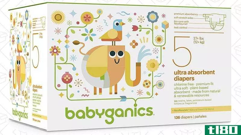 50% off Babyganics Diapers + Extra 20% with Subscribe &amp; Save. Prime members only. 