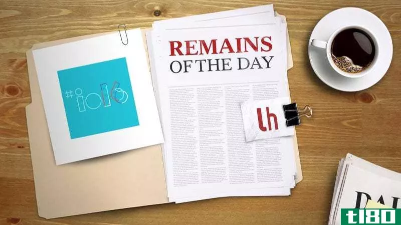 Illustration for article titled Remains of the Day: Google I/O 2016 Now Open for Registration