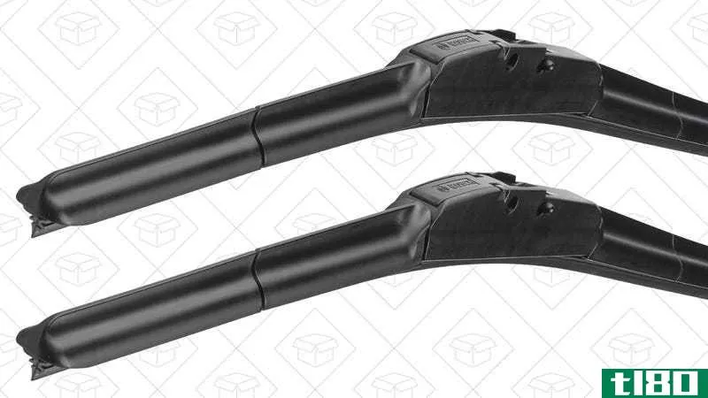 Two Bosch Insight Wiper Blades, $23. Add two to cart (must be shipped by Amazon) to see the discount.