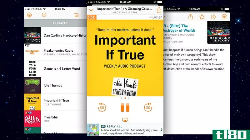 Illustration for article titled Overcast Cleans Up the Interface, Adds Widget Support, and Improves Podcast Queuing