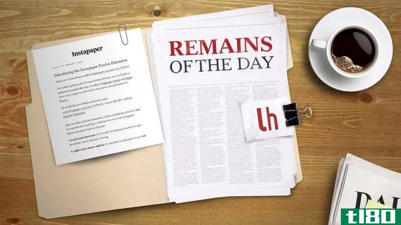Illustration for article titled Remains of the Day: Instapaper Finally Releases a Firefox Extension