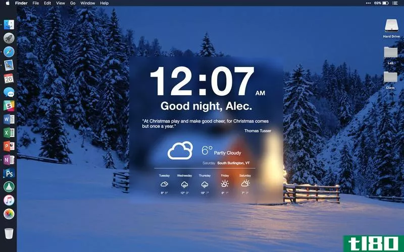Illustration for article titled The Winter Cottage Desktop