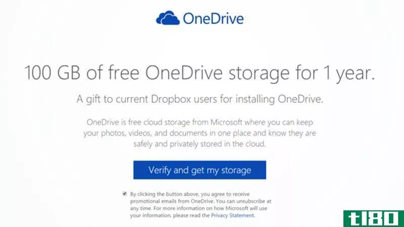 Illustration for article titled Dropbox Users Can Grab 100 GB of OneDrive Storage for Free