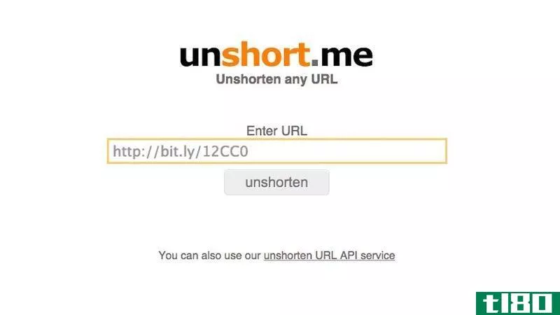 unshort.me展开短链接，以便您看到单击的位置