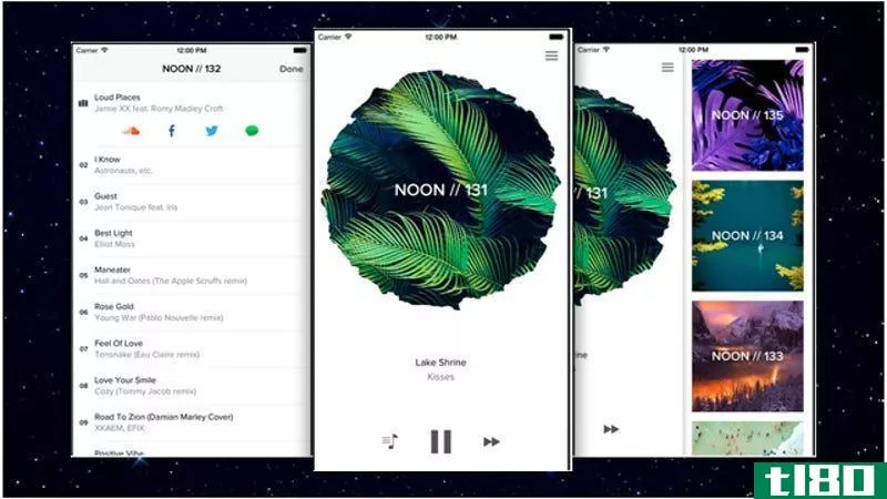Illustration for article titled Noon Pacific for iPhone Adds Full Playlists, Unlimited Skips, Goes Free