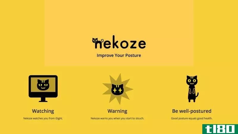 Illustration for article titled Nekoze for Mac Uses an Adorable Cat to Improve Your Posture