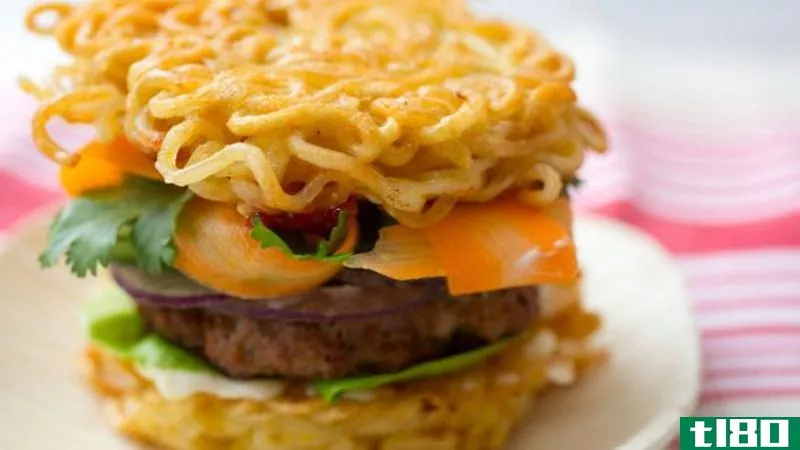 Illustration for article titled Make Your Own Ramen Noodle Burger Buns at Home