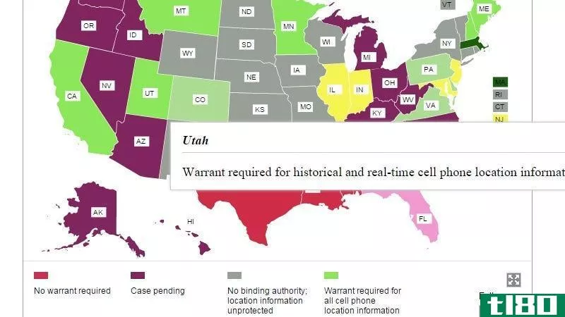 用这个图表了解你所在州的手机定位法
