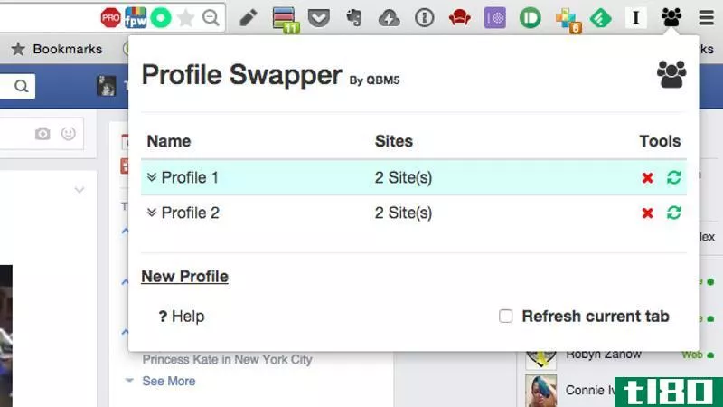 Illustration for article titled Profile Swapper Makes Logging Onto Different Web Accounts Easy