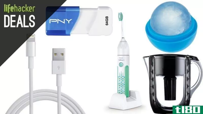 Illustration for article titled $12 Apple Lightning Cables, Cleaner Teeth, Spherical Ice [Deals]