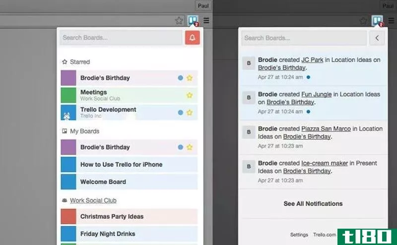 Illustration for article titled Boards for Trello Gives Quick Access to Your Boards in Chrome