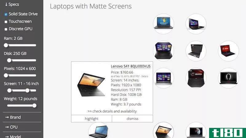 Illustration for article titled This Interactive Guide Finds the Best Matte Screen Laptop for You