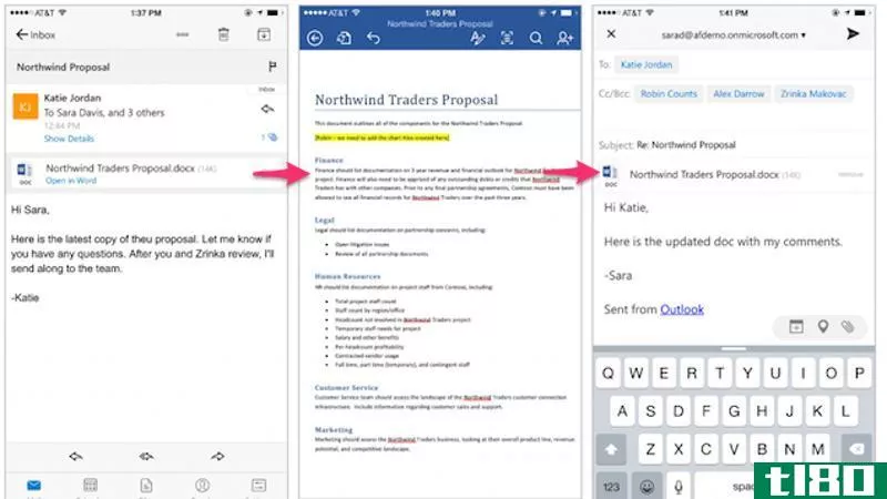 Illustration for article titled Outlook for iOS Now Opens and Edits Office Documents Easier