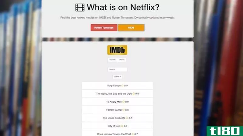 Illustration for article titled What Is On Netflix? Uses Rotten Tomatoes and IMDB to Help Pick a Movie