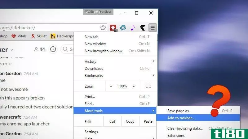 Illustration for article titled Chrome&#39;s &quot;Add to Taskbar&quot; Is Broken in Windows 10, Here&#39;s What to Do Instead