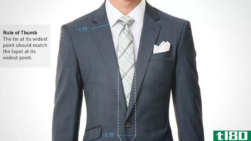 Illustration for article titled Find the Perfect Tie to Match Your Suit with the Lapel Rule
