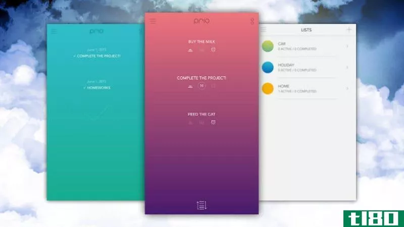 Illustration for article titled Prio Is a Customizable, Colorful To-Do List for iPhone